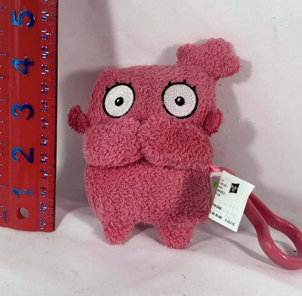 Ugly Dolls Pink Clip on plush
